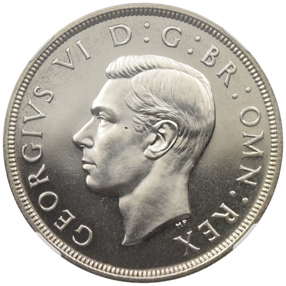 発行年1937年1937 イギリス ジョージ6世  銀貨 NGC アンティーク コイン モダン