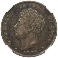 イギリス 1829 ジョージ4世 1シリング 銀貨 NGC VF25 3153808010