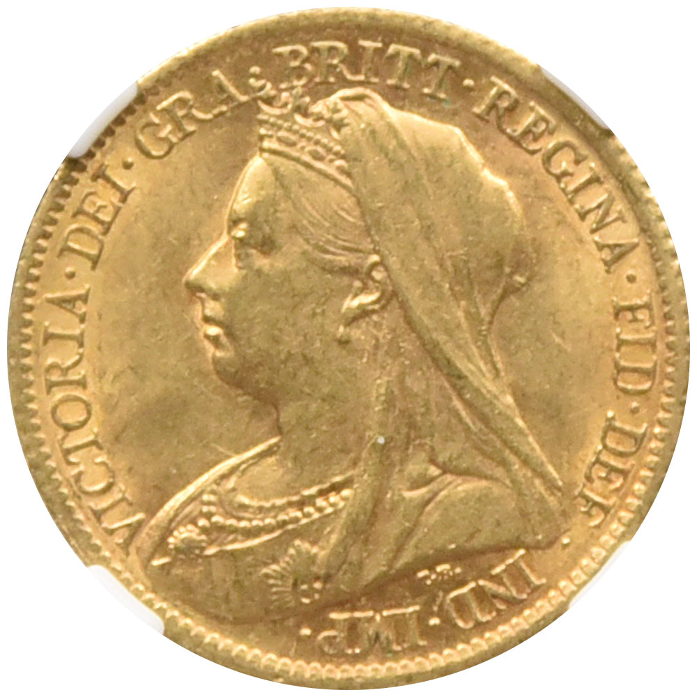 イギリス 1898 ヴィクトリア女王 1/2ソブリン 金貨 NGC MS62 聖ジョージの竜退治 2116771028