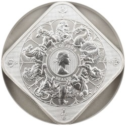イギリス (2025) エリザベス2世 銀貨 NGC MS69 クイーンズビースト コンプリーター 銀の延べ板 6658009002