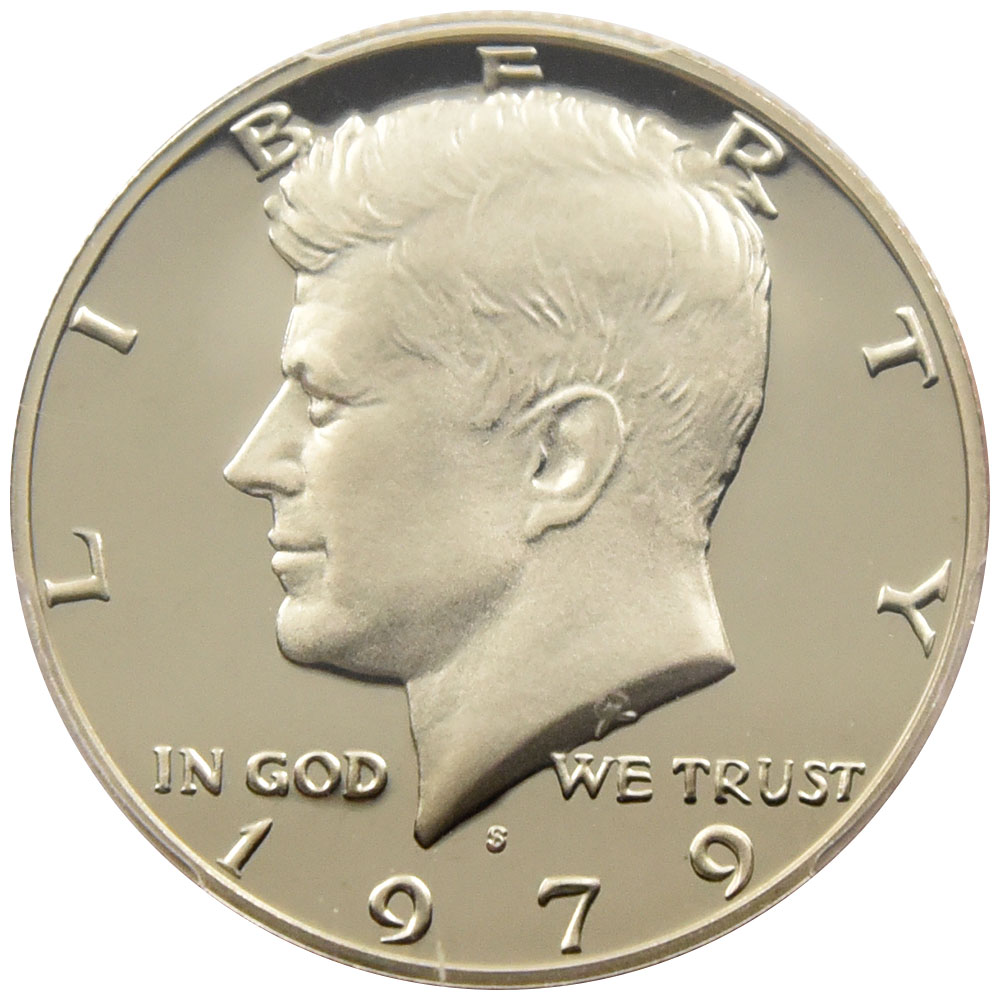 アメリカ 1979-S ケネディ大統領 50セント クラッド貨 PCGS PR70DCAM アメリカ大統領の紋章 ハーフダラー 80468284