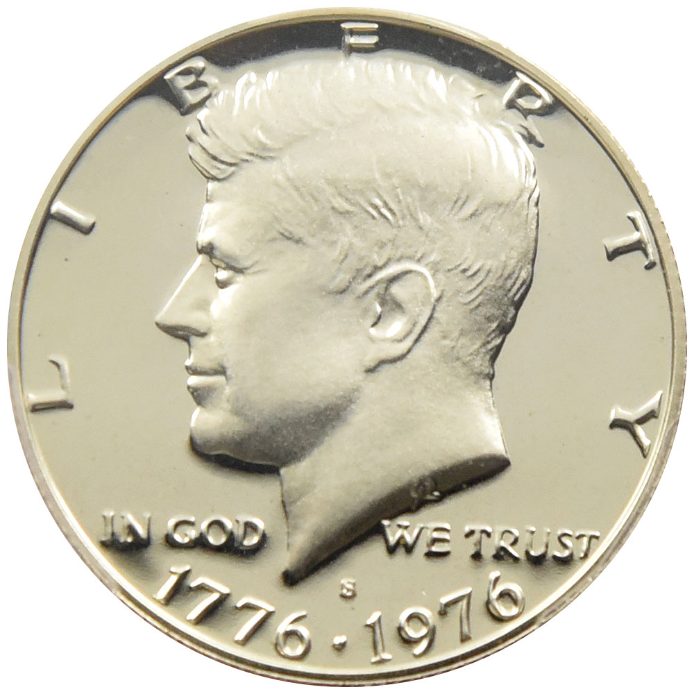 アメリカ 1976-S ケネディ大統領 50セント 銀貨 PCGS PR70DCAM 建国200周年記念 81427321