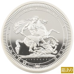 イギリス 2024 チャールズ3世 5ポンド 2オンス 銀貨 NGC PF69UC ピストルッチ作 聖ジョージ竜退治 6905478001