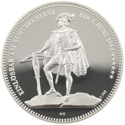 スイス 1985 50フラン 銀貨 PCGS PR70DCAM ウーリ州アルトドルフ射撃祭 34022929
