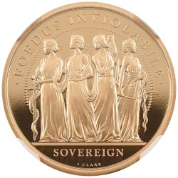 オルダニー 2022 エリザベス2世 1ソブリン 金貨 NGC PF70UC プラチナジュビリー フォーグレーセス 6963718015