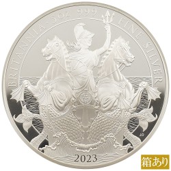 イギリス 2023 チャールズ3世 10ポンド 5オンス 銀貨 NGC PF70UC ブリタニア 6798781023