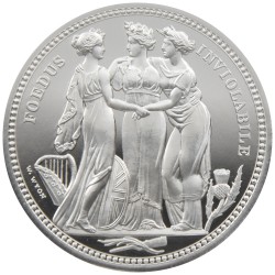 イギリス 2020 エリザベス2世 5ポンド 銀貨 PCGS PF 70 ULTRA CAMEO スリーグレーセス 6135511026