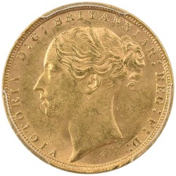 イギリス 1885 ヴィクトリア ソブリン 金貨 PCGS MS62+ 聖ジョージの竜退治 33087169
