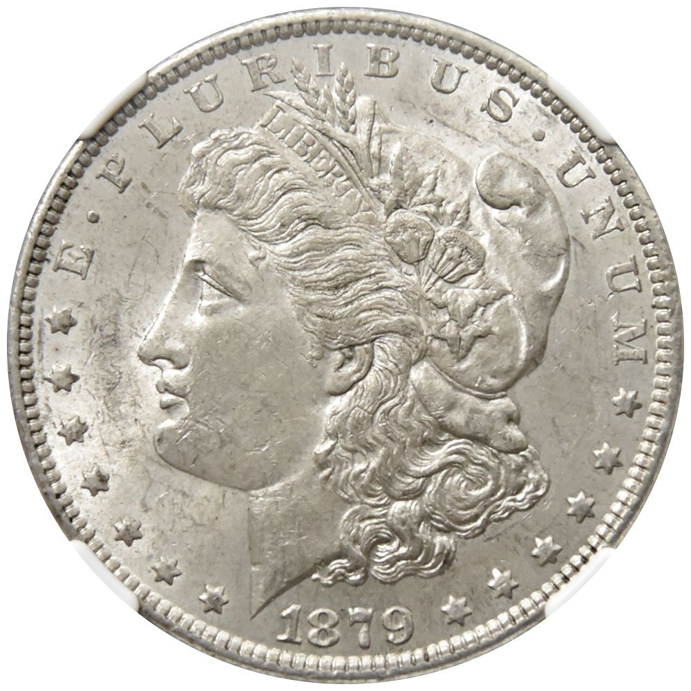 2631【アメリカ】1879年　ダラー　1ドル　銀貨　本物保証