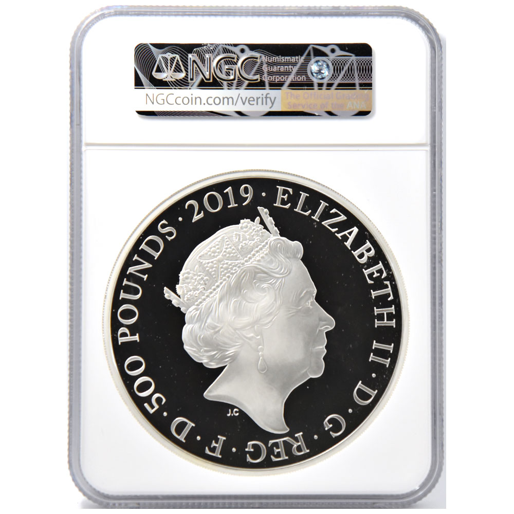 イギリス 2019 エリザベス2世 500ポンド1キロ 銀貨 NGC PF 70 ULTRA CAMEO ヴィクトリア女王生誕200周年記念  ヴィクトリアとアルバート 4972528001