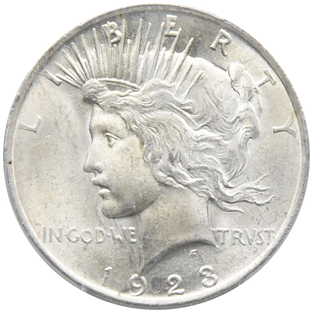 アメリカ 1923 1ドル 銀貨 PCGS MS63 シルバーイーグル 自由の女神