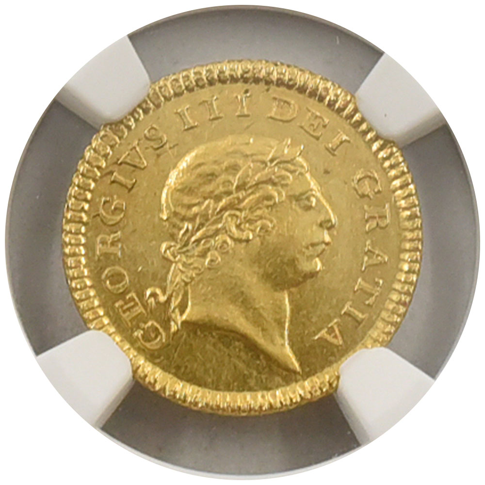 イギリス 1804 ジョージ3世 1/3ギニー 金貨 NGC MS62 4234259002