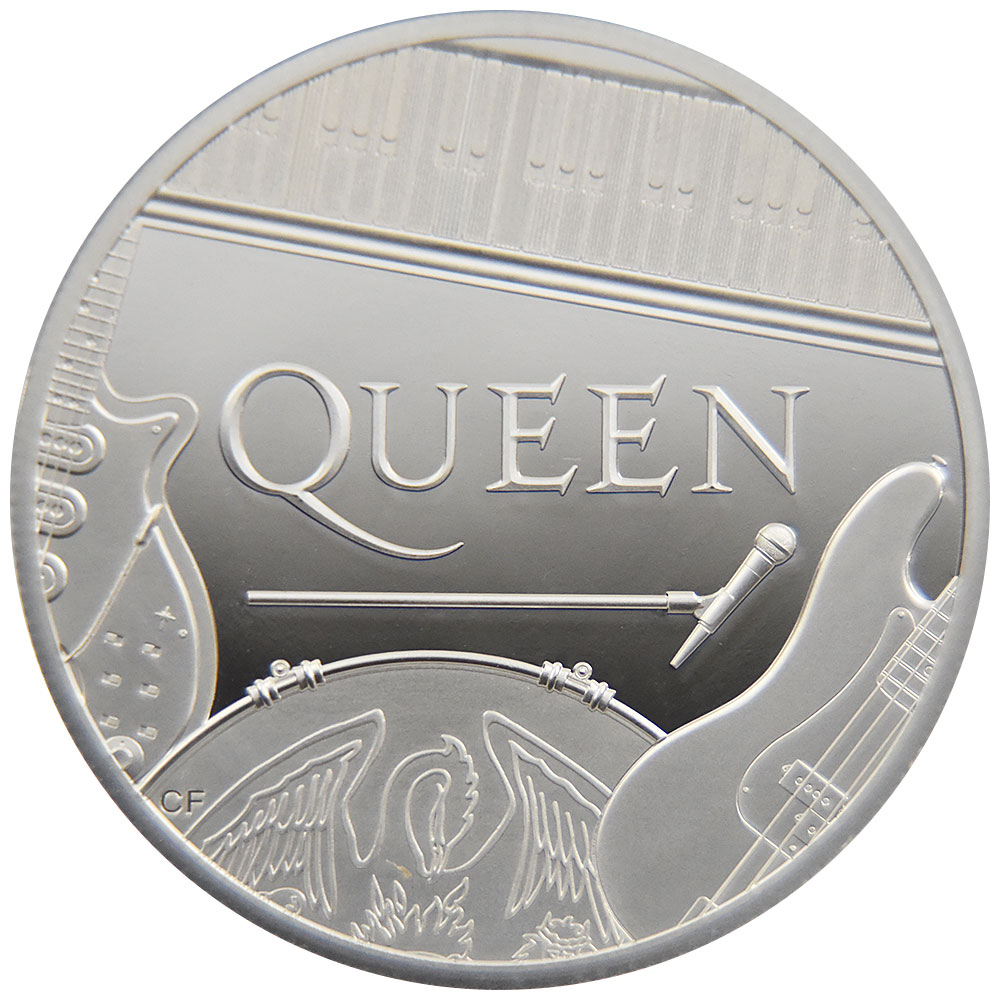 イギリス 2020 エリザベス２世 5ポンド 銀貨 NGC PF 69 ULTRA CAMEO ミュージックレジェンドQueen 4972589005