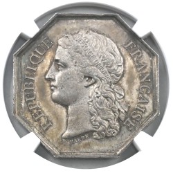 フランス (UNDATED) 銀貨 NGC MS63 マリアンヌ / セーヌ県公共教育評議会 6757962018