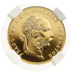 オーストリア 1915 フランツ・ヨーゼフ1世 ダカット 金貨 NGC MS69 6849898002