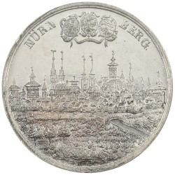 ドイツ 1861-DATED メダル 錫貨 NGC MS63 都市景観ニュルンベルク 歌祭 6656331041