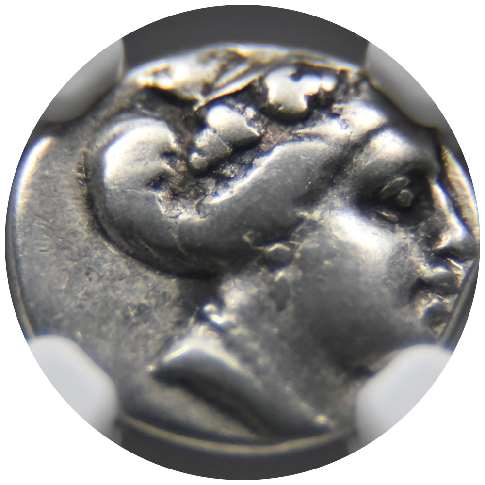 シルバー/レッド 古代ローマ帝国 ジュピター神 ヴィクトリアトス 銀貨