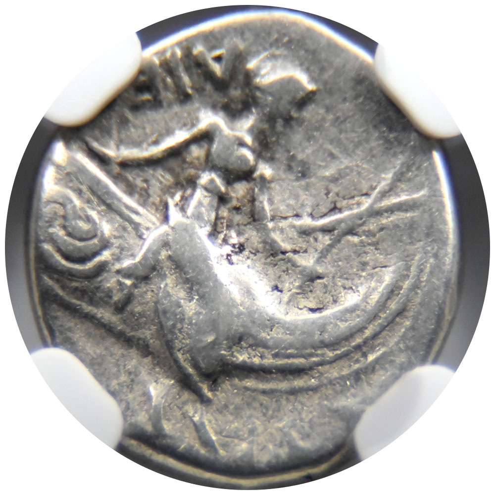 エウボイア島 ヒスティアエア c.3rd-2nd Centuries BC テトロボル銀貨 