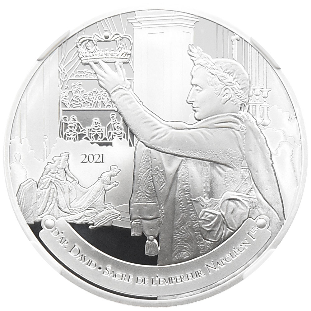 フランス 2021 10ユーロ 銀貨 NGC PF70UC ナポレオン戴冠式200周年記念 6186209003