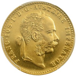 オーストリア "1915" フランツ・ヨーゼフ1世 ダカット 金貨 PCGS MS68 47441135