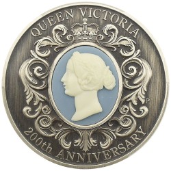 オーストラリア 2019-P エリザベス2世 2ドル 2オンス 銀貨 PCGS MS70 ヴィクトリア女王生誕200周年記念 38295808