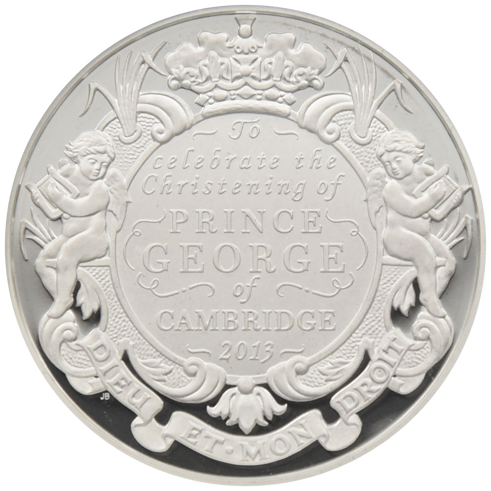 WEBアウトレット  5ポンド銀貨 ジョージ王子洗礼式 2013 旧貨幣/金貨/銀貨/記念硬貨