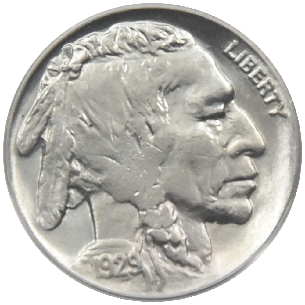 アメリカ 1929 5セント白銅貨 PCGS MS63 バッファロー 9220209
