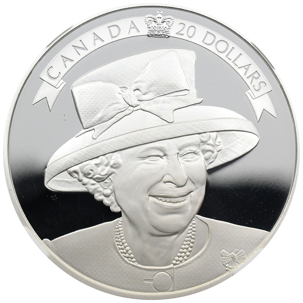 カナダ 2022 エリザベス2世 20ドル 銀貨 NGC PF69UC 女王の生涯コインセット 王室の訪問 6799026041