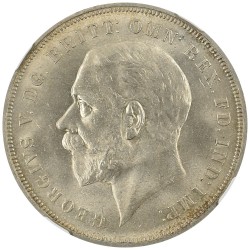 イギリス 1935 ジョージ5世 クラウン 銀貨 NGC MS65 シルバージュビリー記念 5880574004