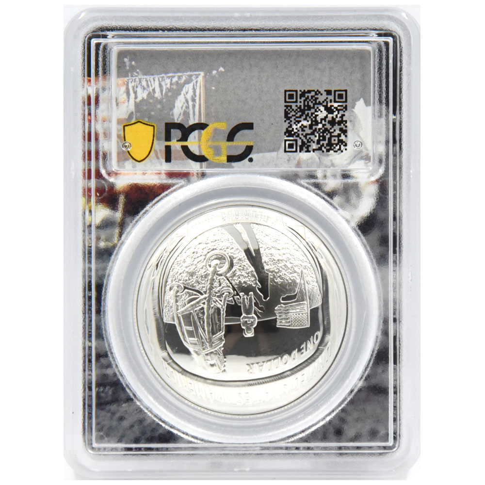 アメリカ 2019 1ドル 銀貨 PCGS PR70DCAM アポロ11号月面着陸50周年 ...