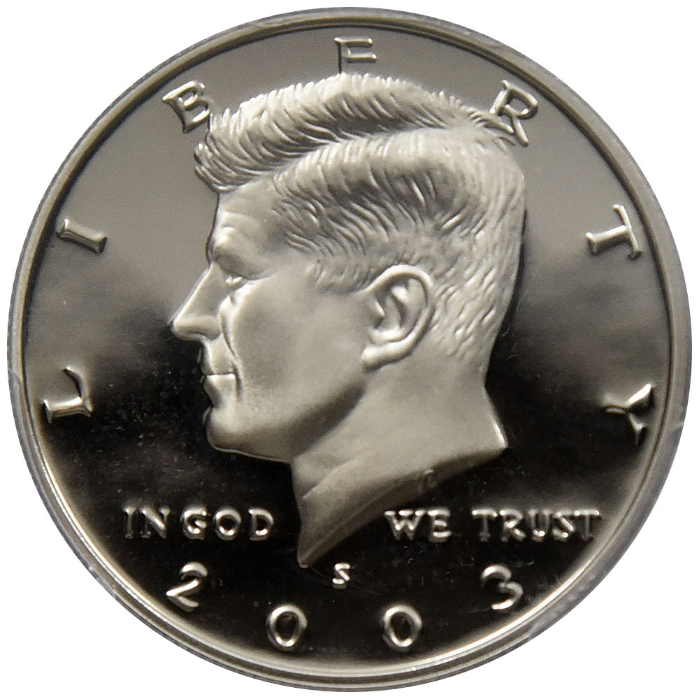 アメリカ 2003-S ケネディ大統領 50セント 銀貨 PCGS PR70DCAM アメリカ大統領の紋章 ハーフダラー 27883953
