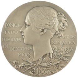 イギリス 1897 ヴィクトリア女王 英国歴史メダル 銀貨 NGC MS62 ダイアモンドジュビリー 3956015002