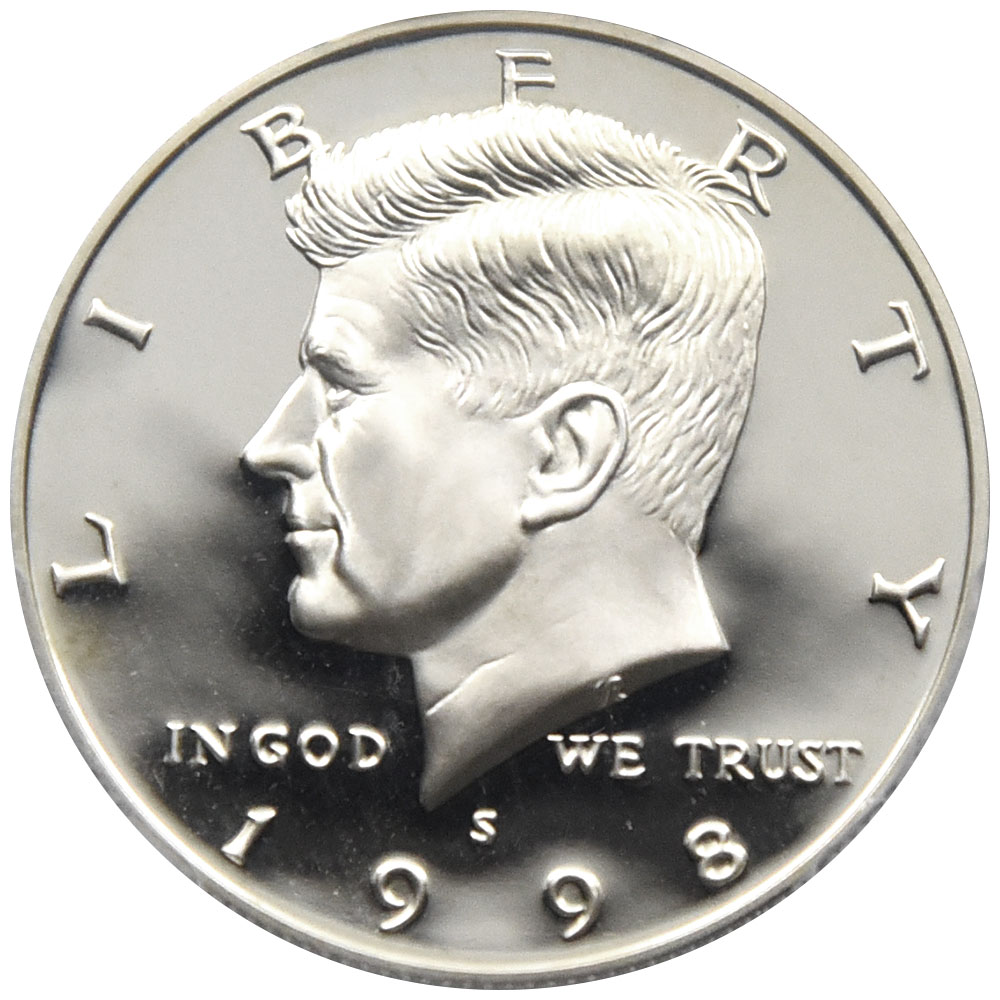 アメリカ 1998 50セント 銀貨 PCGS PR70DCAM イーグル 26877609